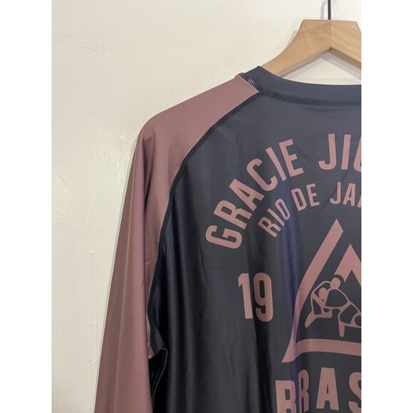 Gracie Barra MMM Jiu Jitsu BJJ Training Rank Shirt 4XL Rash Guard Competition - Picture 7 of 11